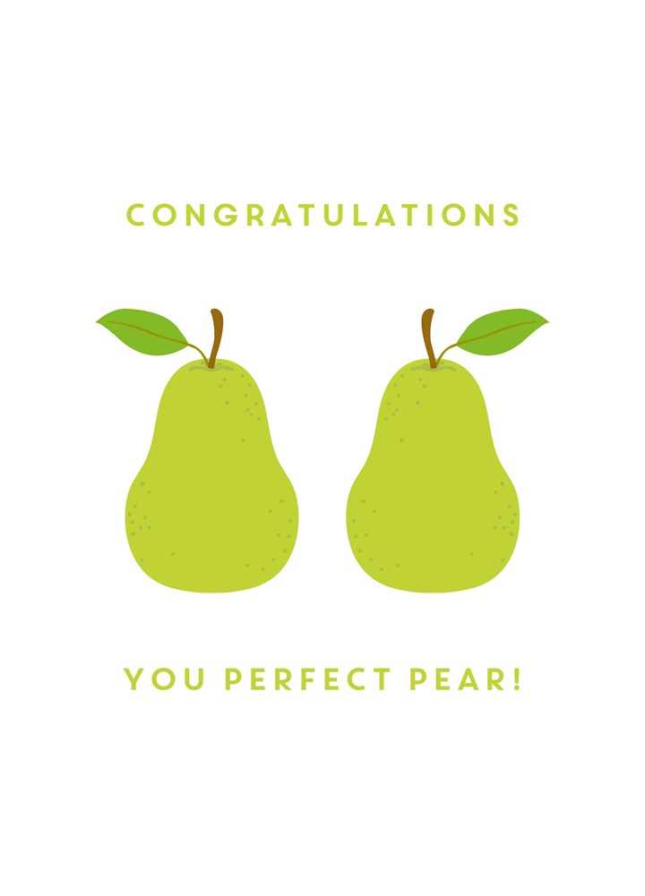 The Perfect Pear Card