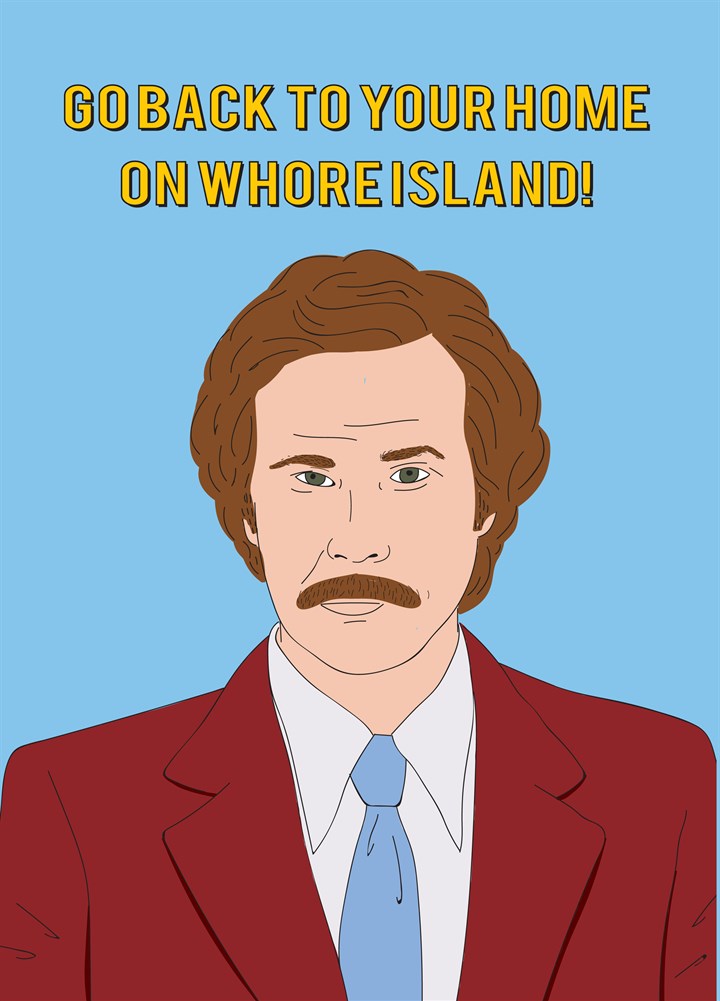 Whore Island Card