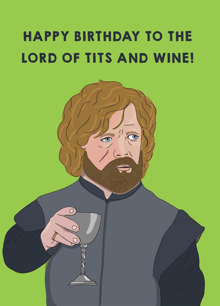 Lord Of Tits And Wine Card