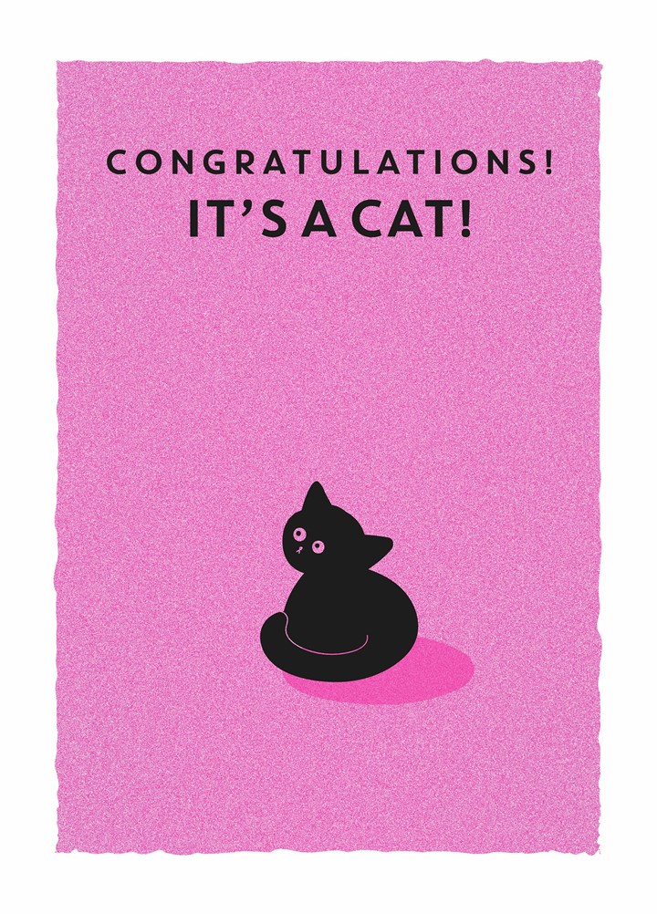 Congratulations It's A Cat Card