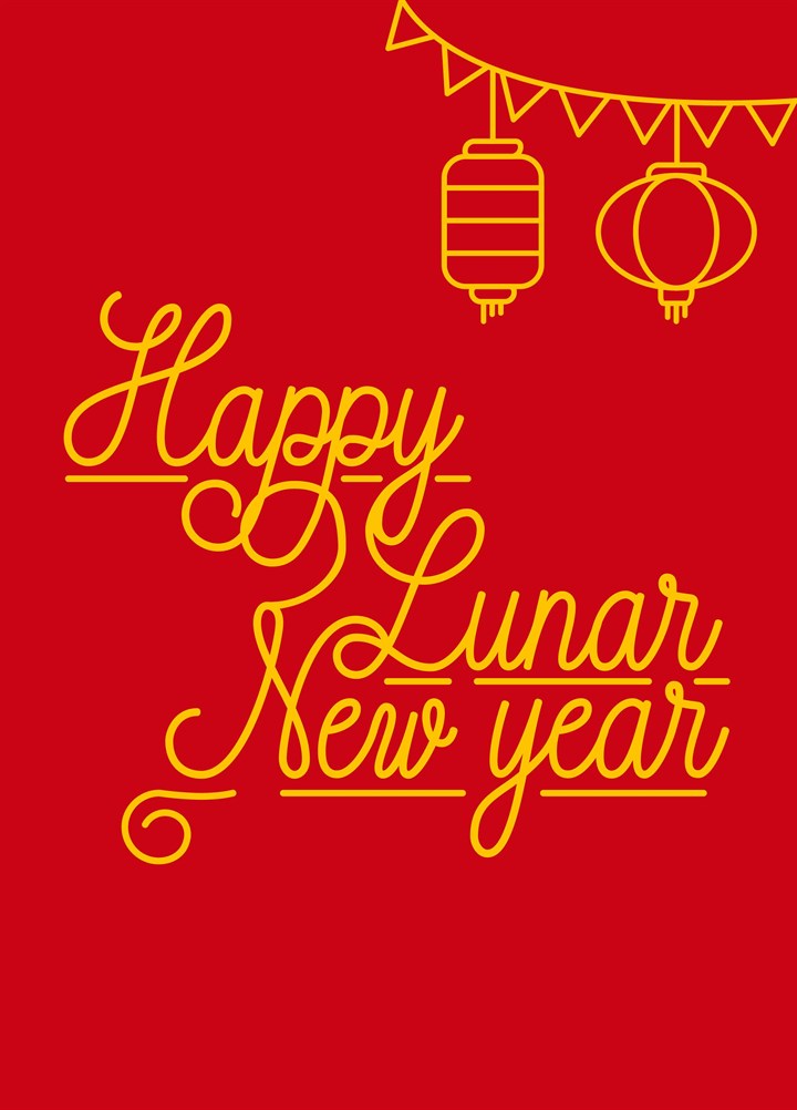 Happy Lunar New Year Card