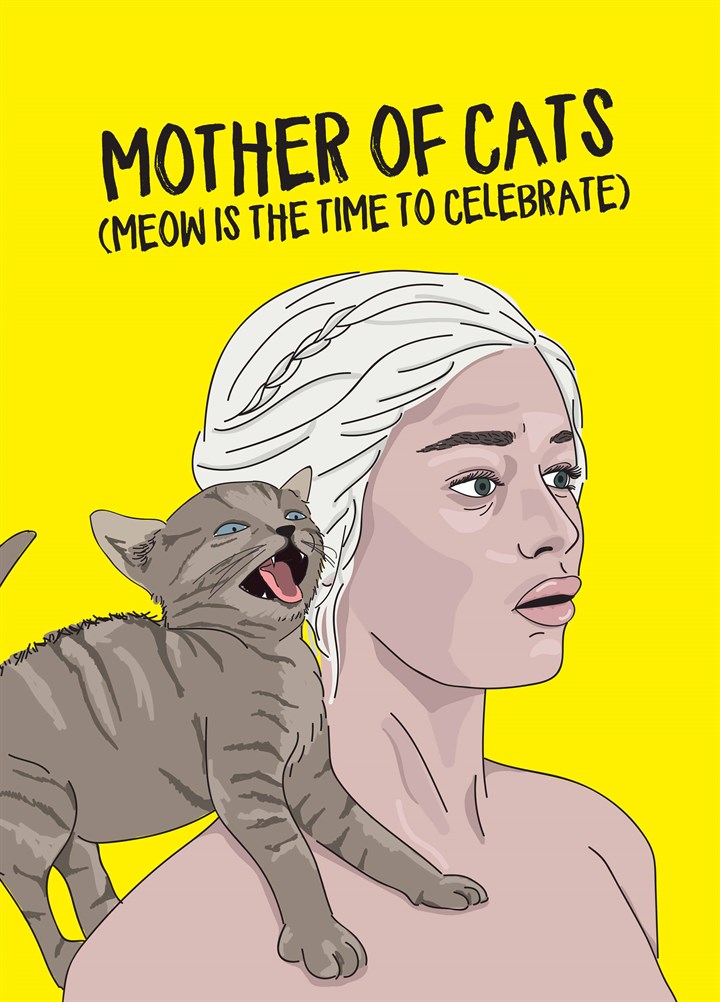 Mother Of Cats Card