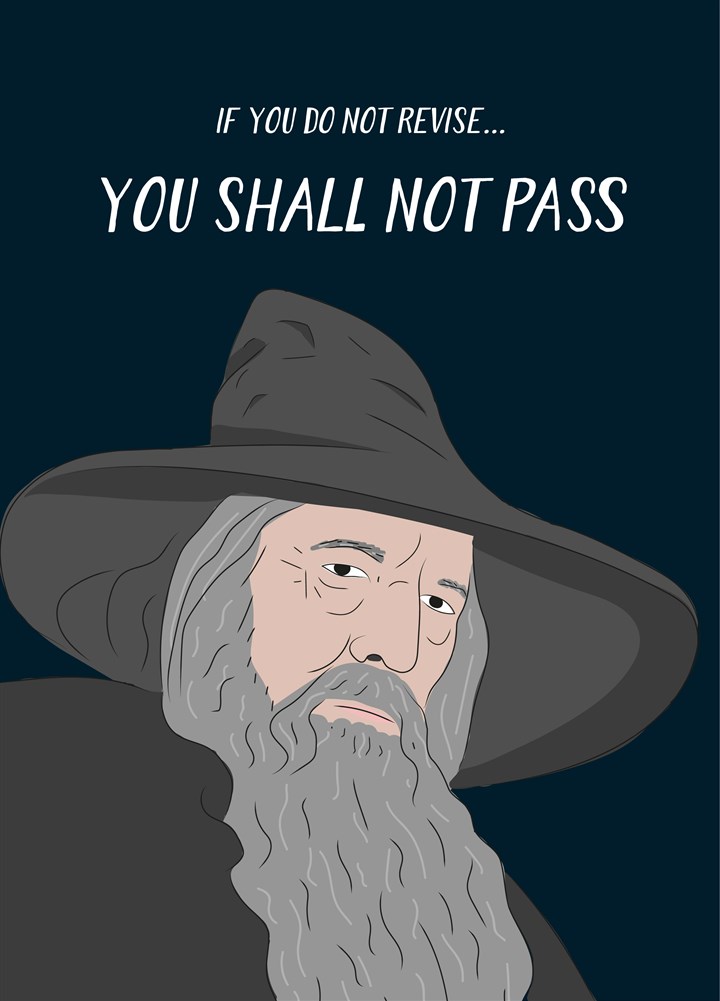 You Shall Not Pass Card