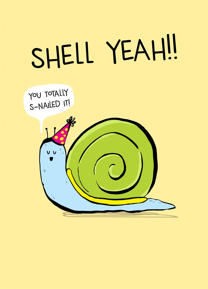 Shell Yeah Card