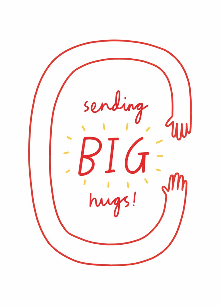 Sending Big Hugs Card