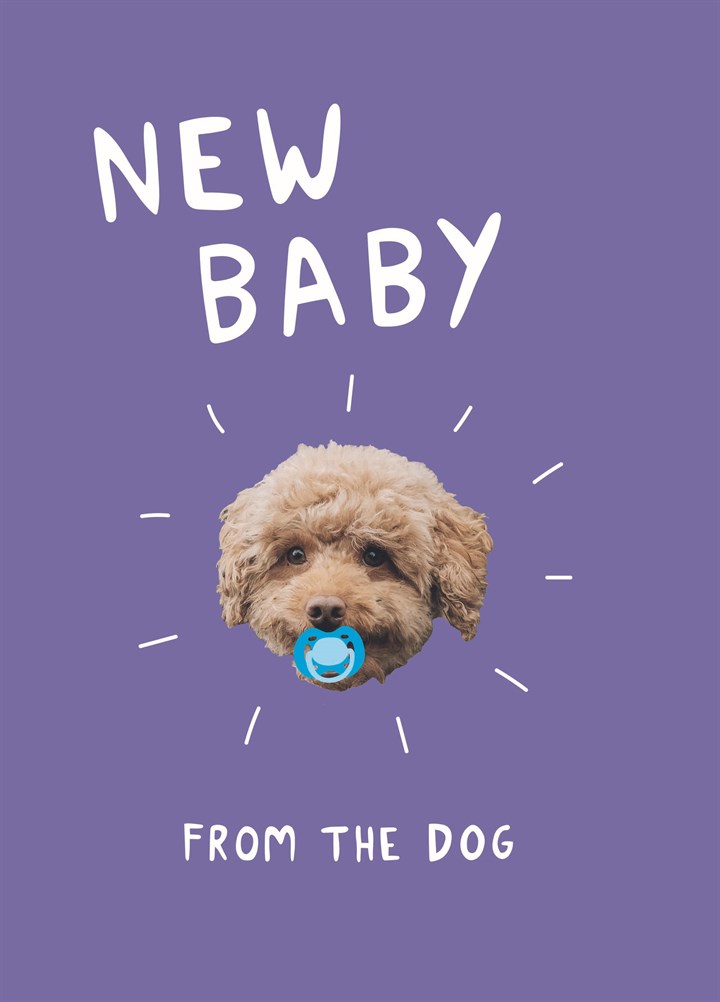 New Baby From The Dog Card