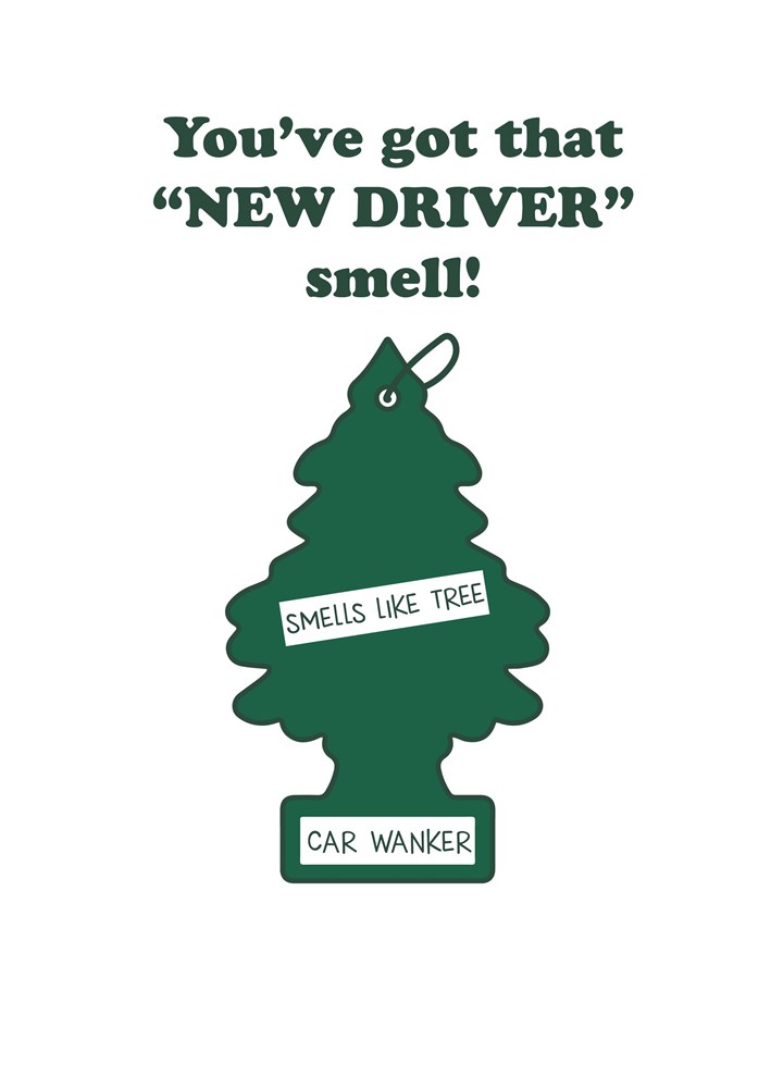 New Driver Smell Card