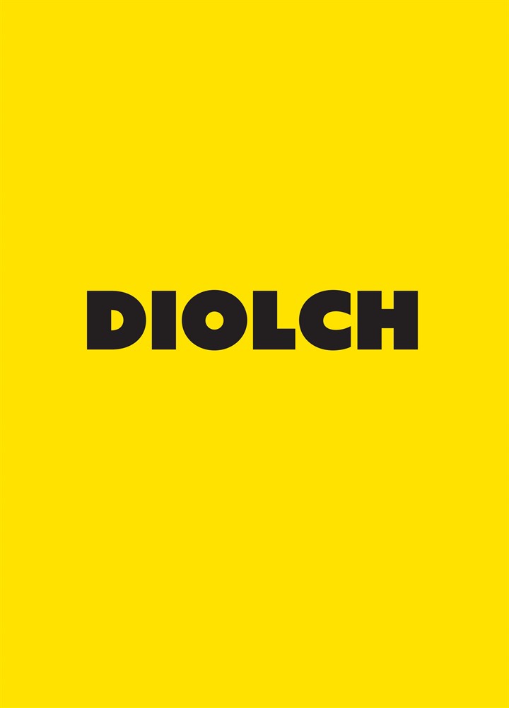 Diolch Card