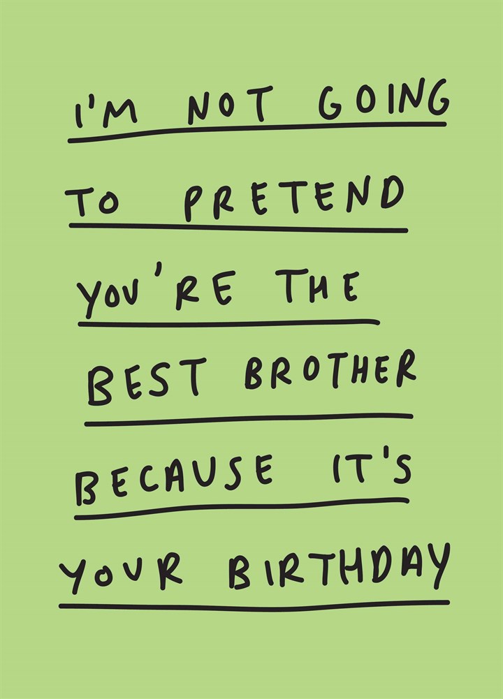 Best Brother Card