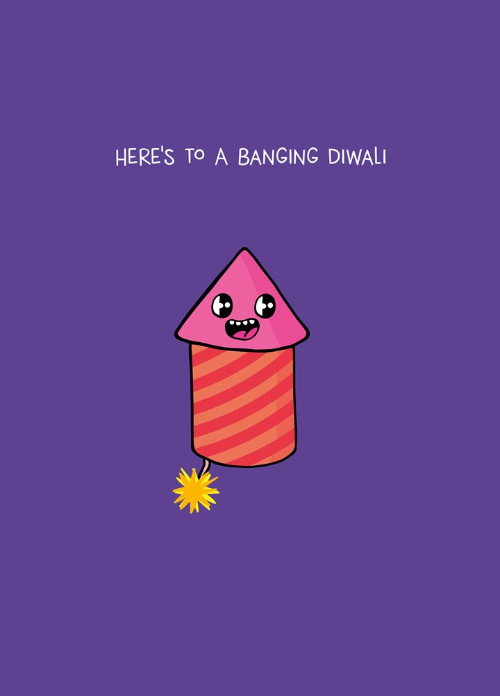 Here's To A Banging Diwali Card