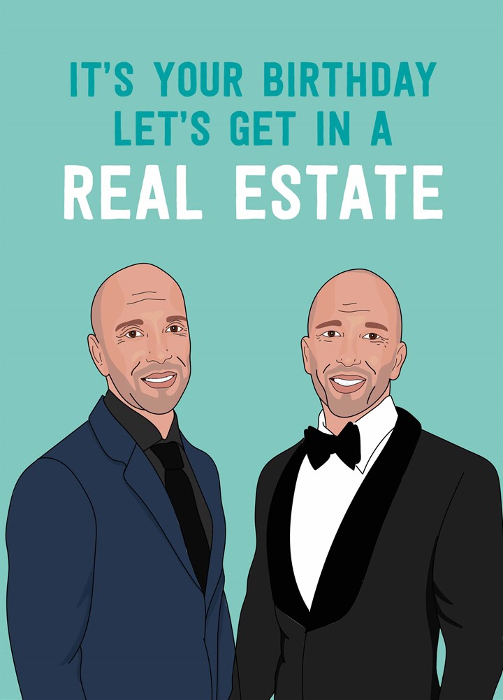 Let's Get In A Real Estate Card