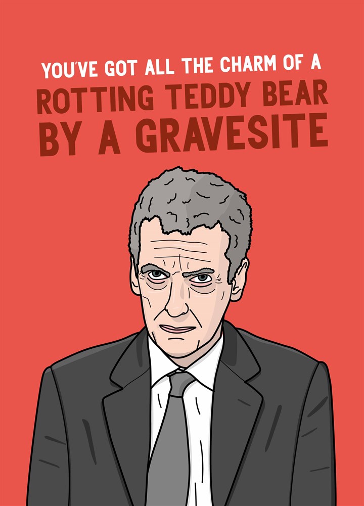 Rotting Teddy Bear Card