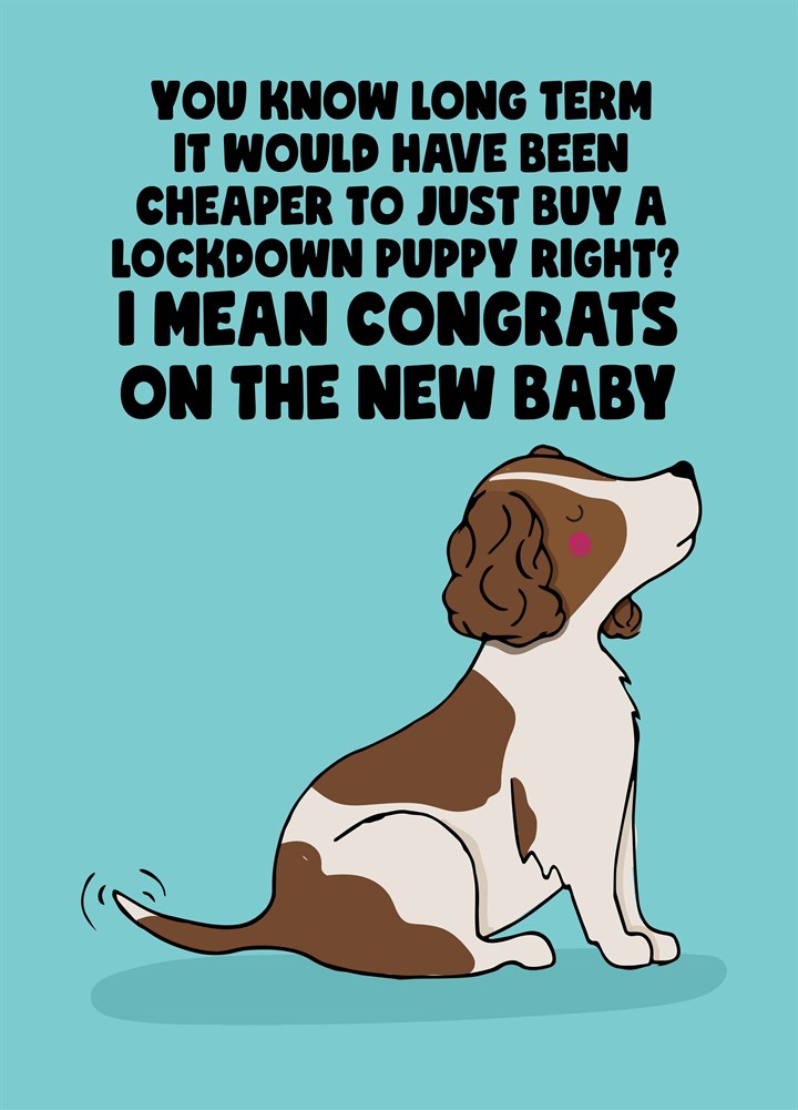 Congrats On The New Baby Card