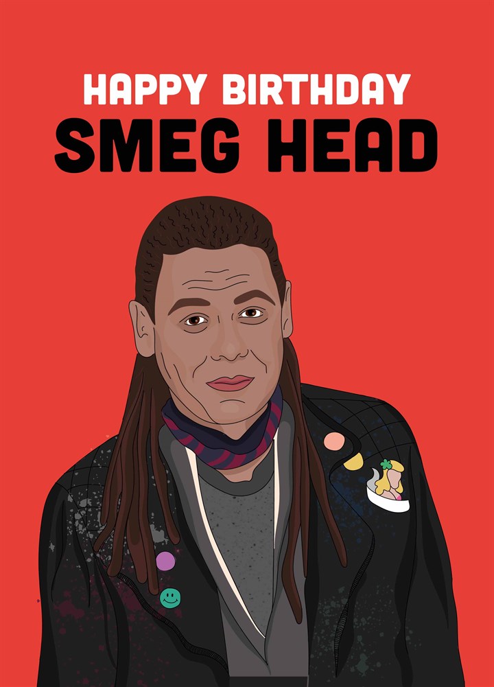 Happy Birthday Smeg Head Card