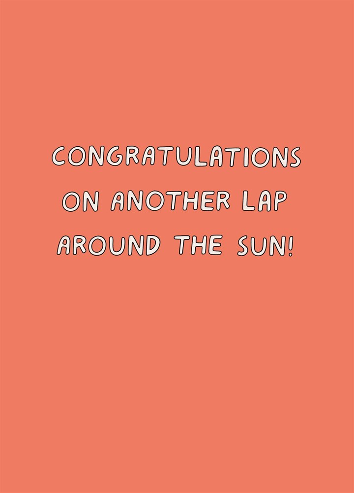 Another Lap Around The Sun Card