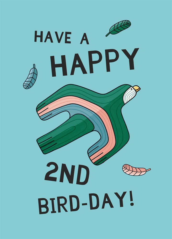 Have A Happy 2nd Bird-Day Card