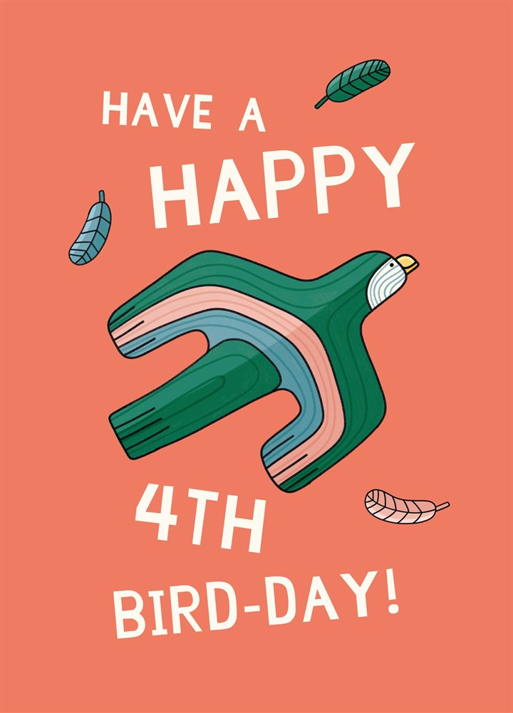Have A Happy 4th Bird-Day Card