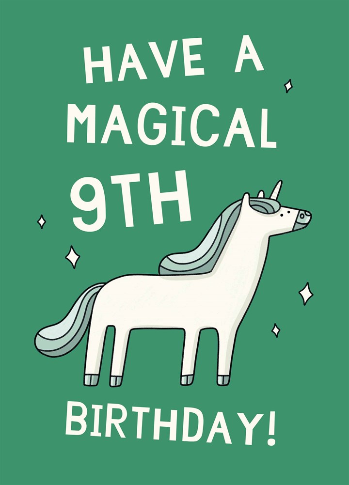 Have A Magical 9th Birthday Card