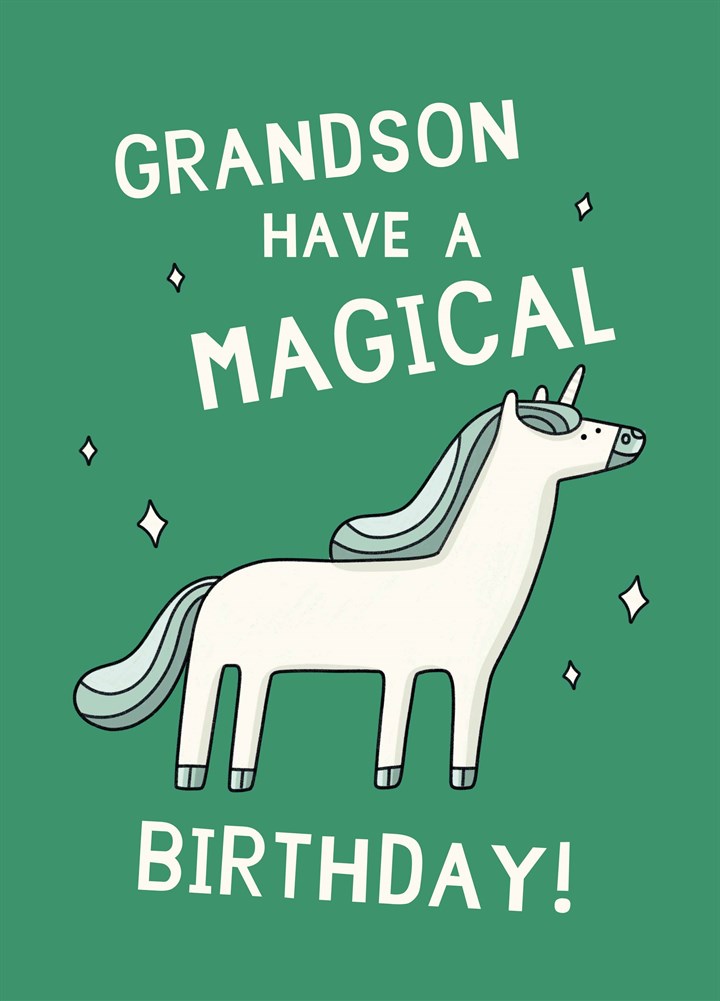 Grandson Have A Magical Birthday Card