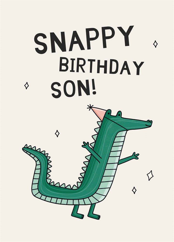 Snappy Birthday Son Card