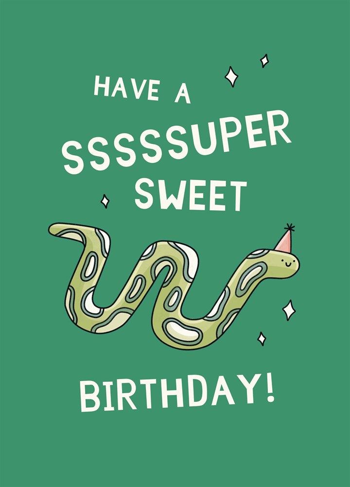 Have A Super Sweet Birthday Card