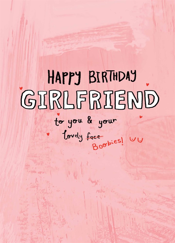 Happy Birthday Girlfriend Card