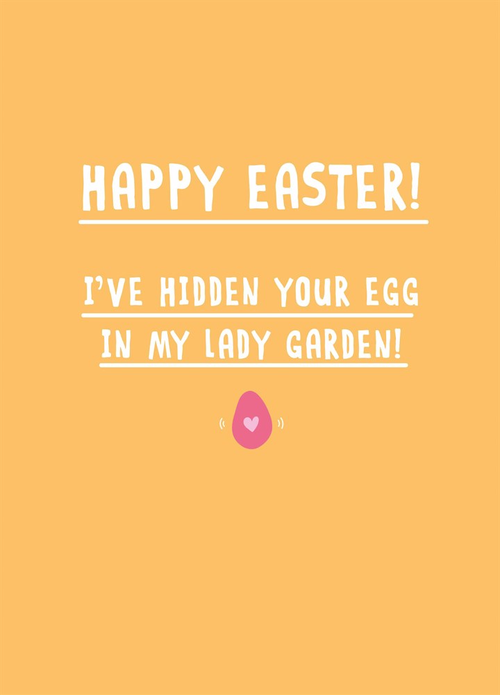 Hidden Your Egg Card