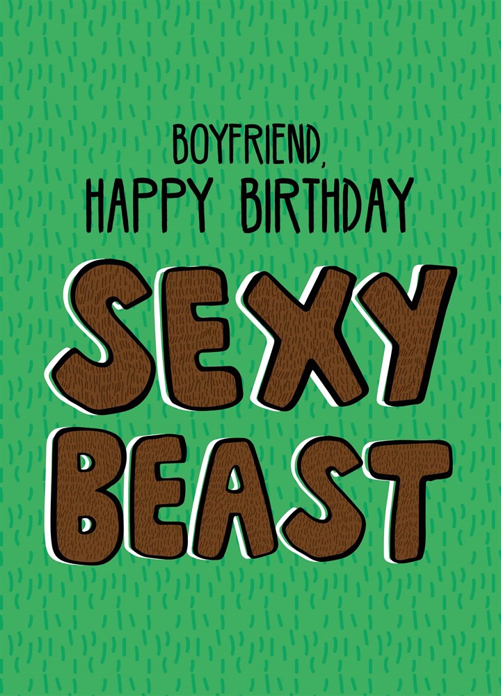 Boyfriend Sexy Beast Card