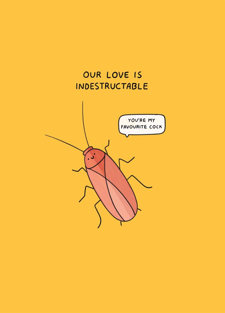 Our Love Is Indestructable Card