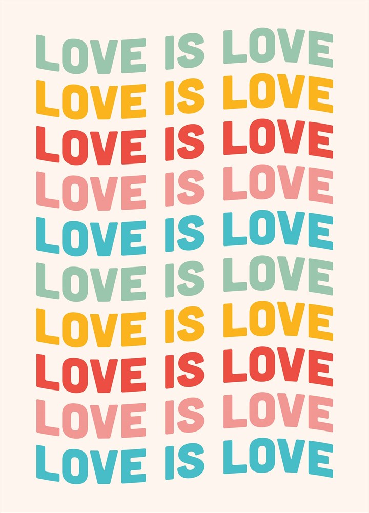 Love Is Love Card