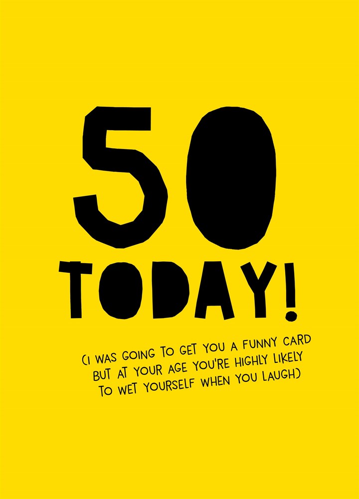 50 Today Card