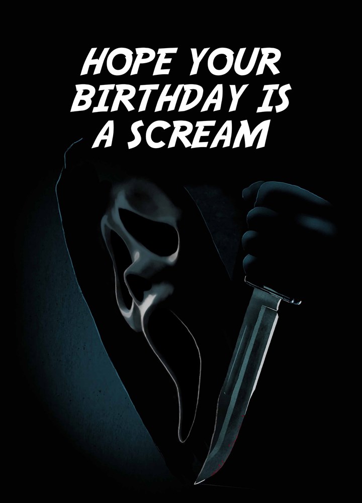 Birthday Is A Scream Card