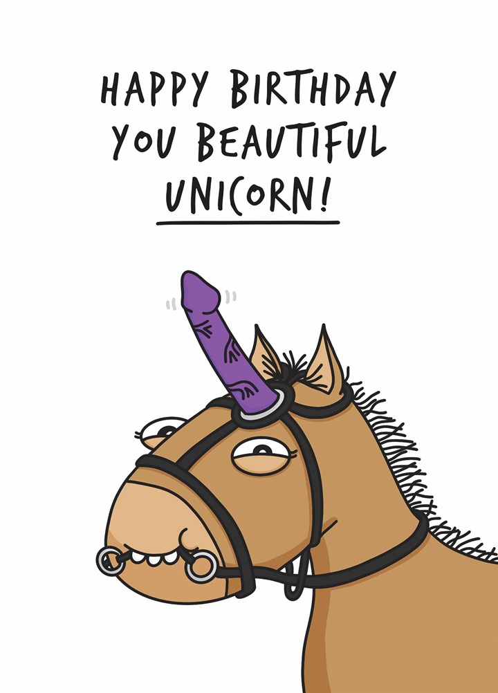 Beautiful Unicorn Card