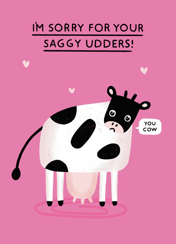 Saggy Udders Mother's Day Card