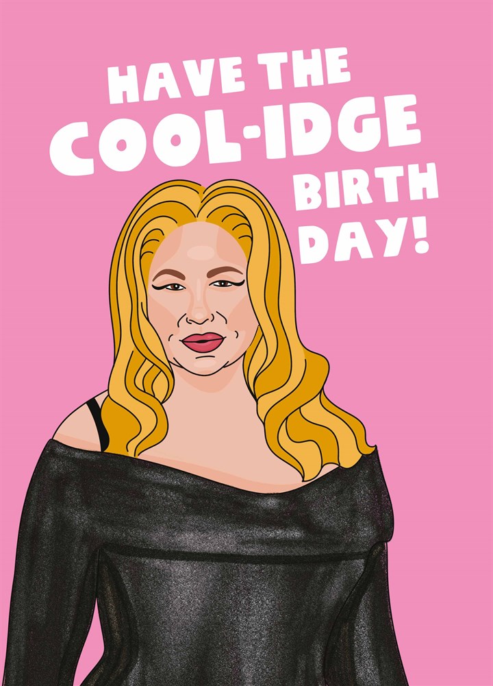 Jennifer Coolidge Birthday Card