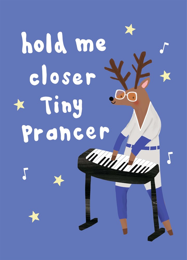 Tiny Prancer Christmas Card