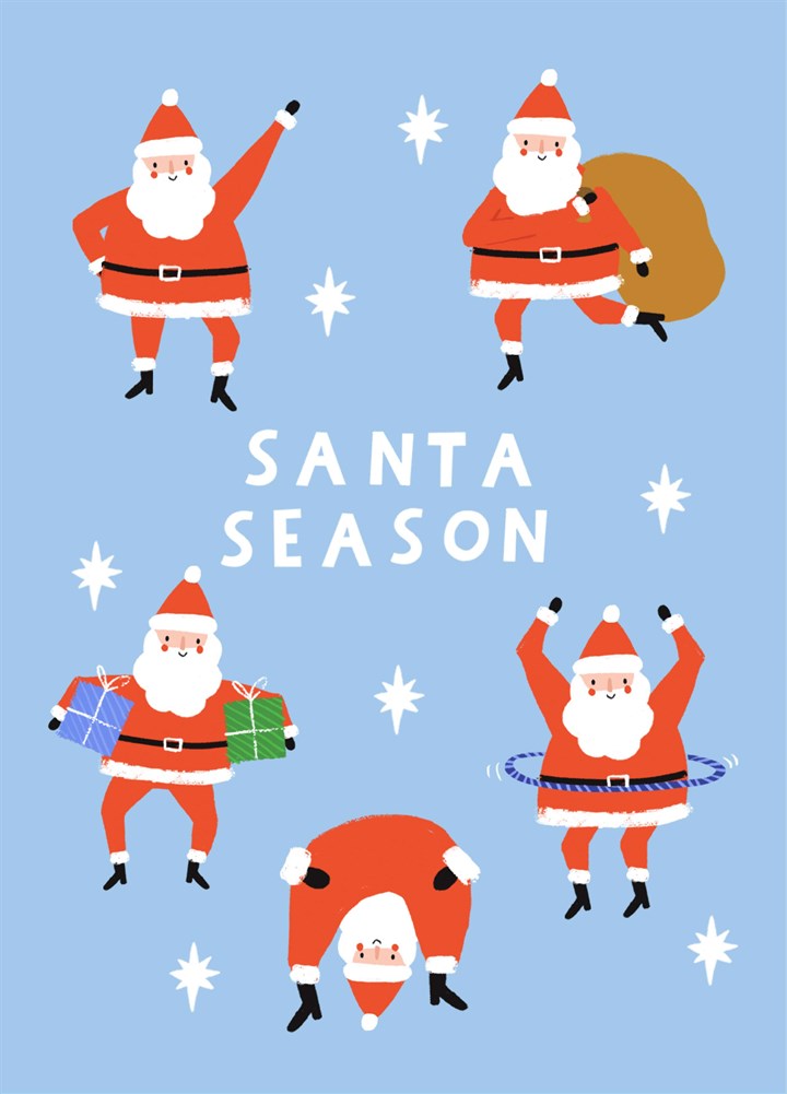 Santa Season Christmas Card