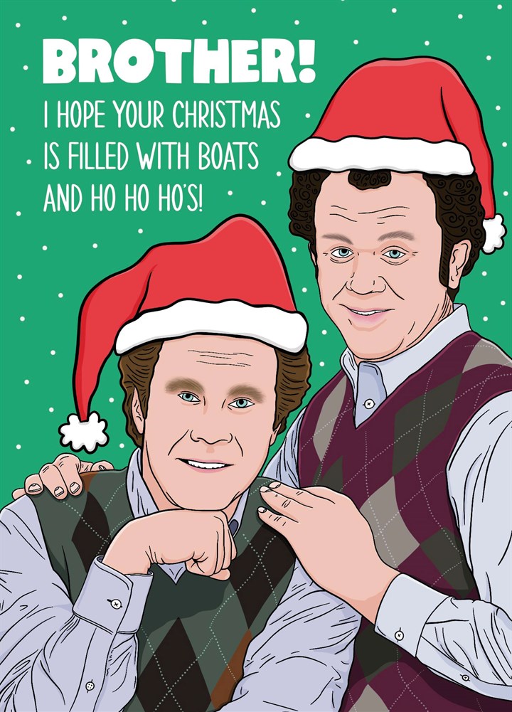 Brother Boats And Ho Ho Ho's Christmas Card