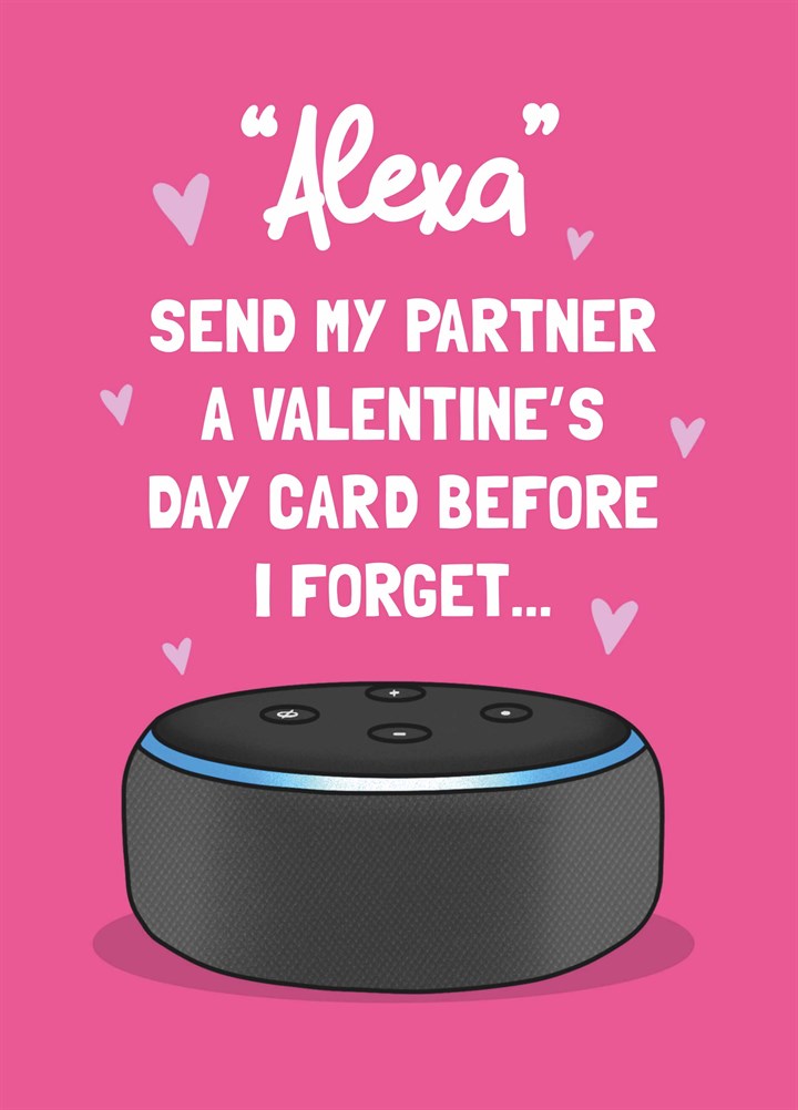 Partner Alexa Valentine's Card
