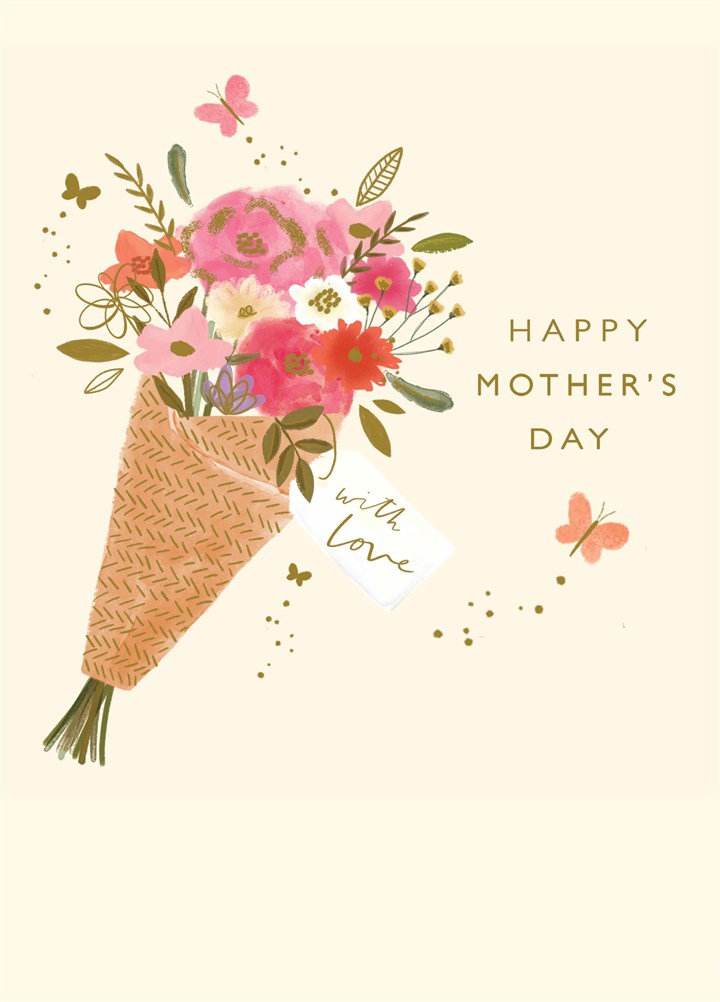 With Love Bouquet Mother's Day Card