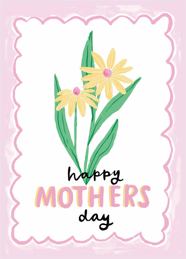 Yellow Daisies Mother's Day Card
