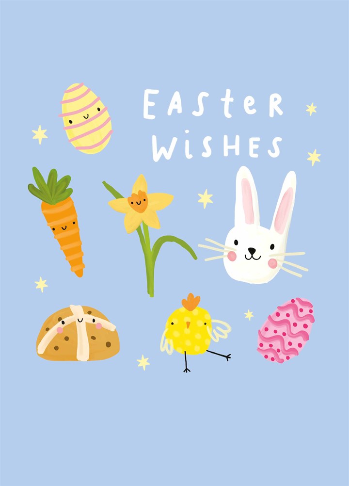 Adorable Easter Wishes Card