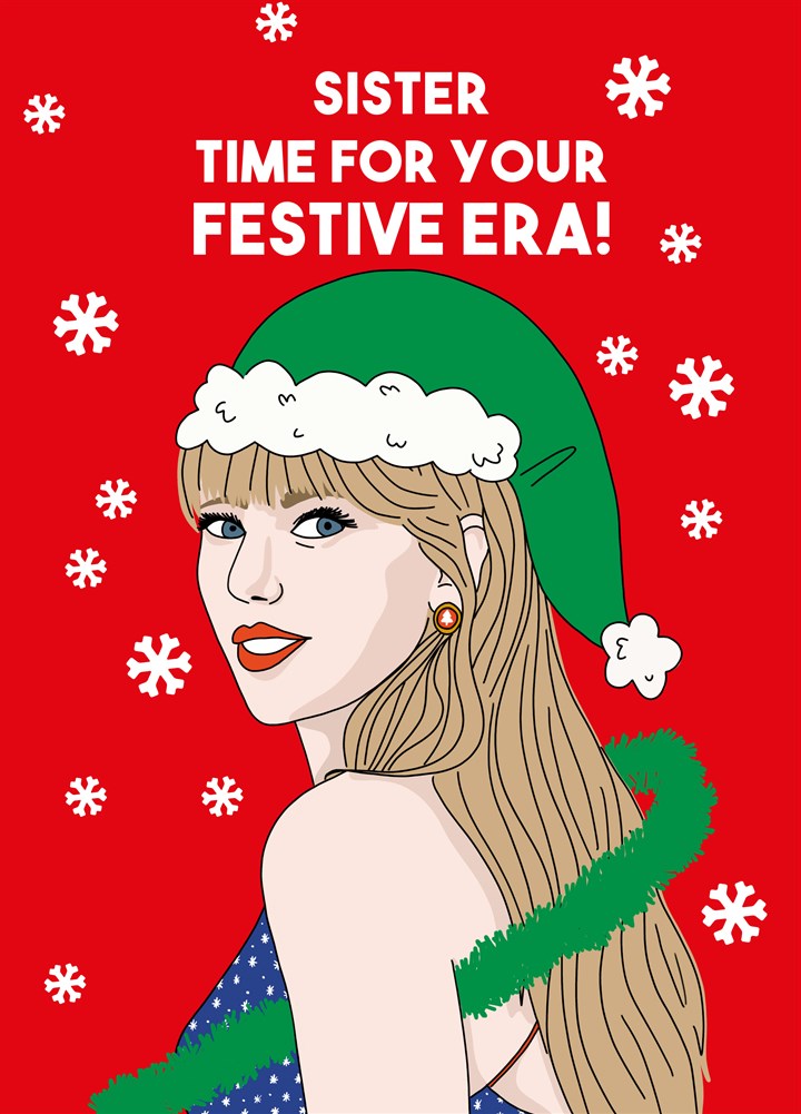 Sister Taylor Swift Christmas Card