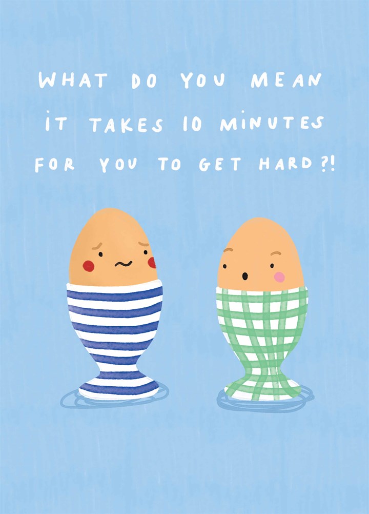 Hard Boiled Eggs Valentine's Card