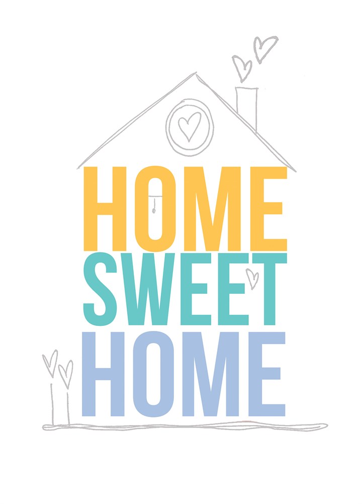 Home Sweet Home House Card