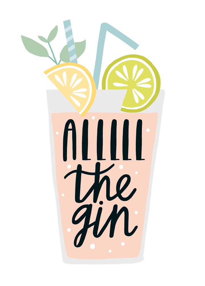 All The Gin Card