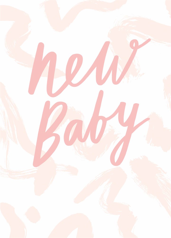 New Baby Pink Card