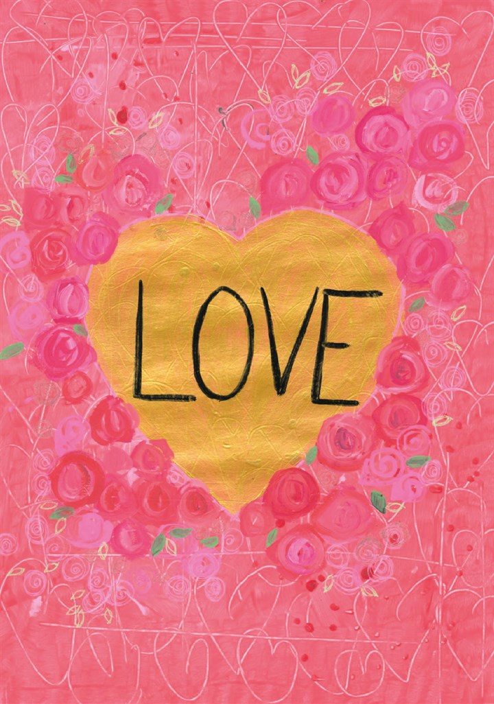 Love And Roses Card