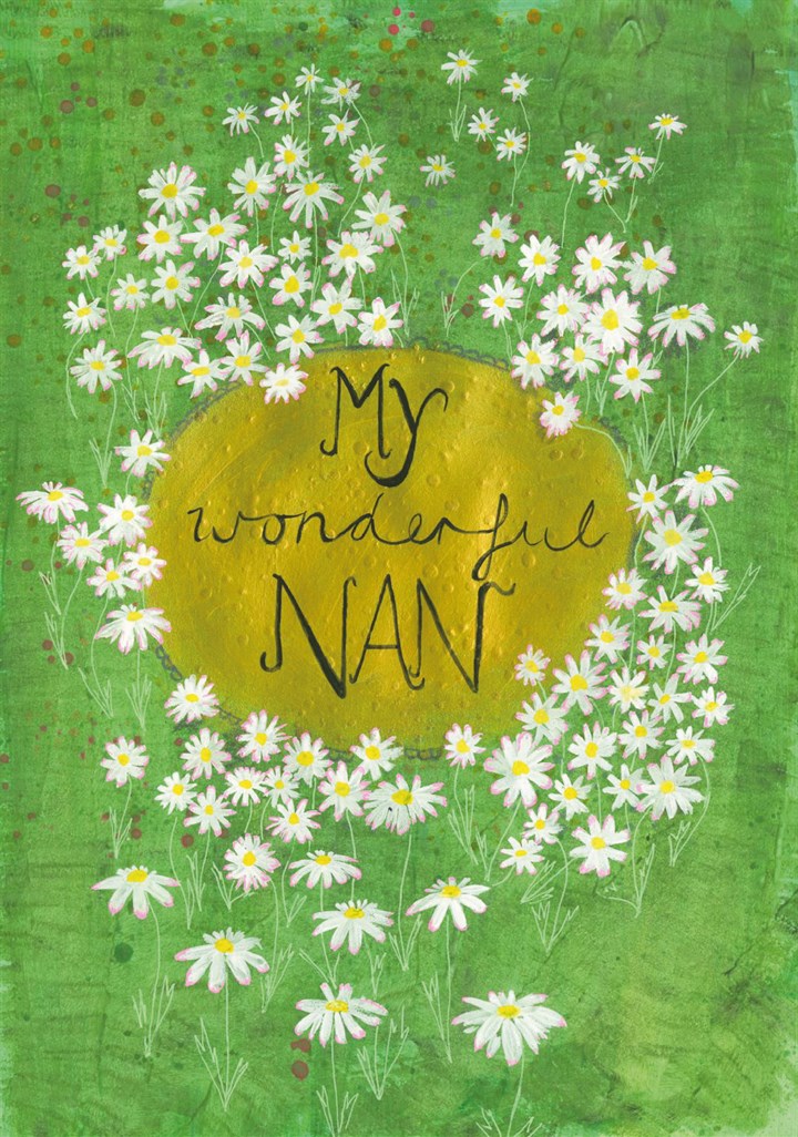 My Wonderful Nan Card