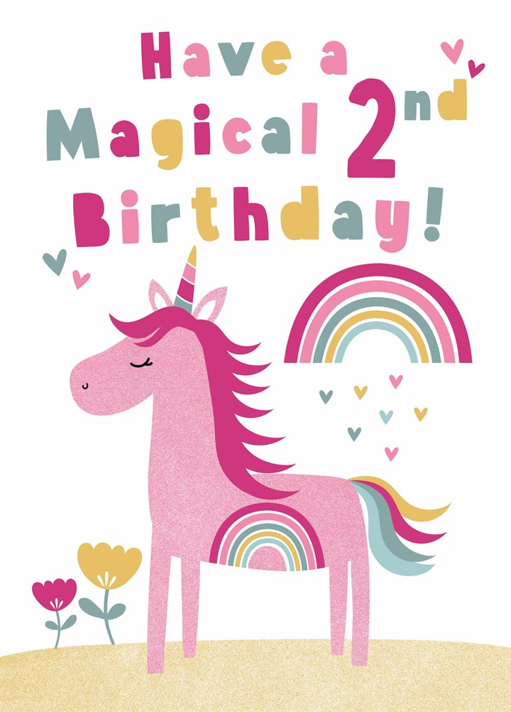 Magical 2nd Birthday Card